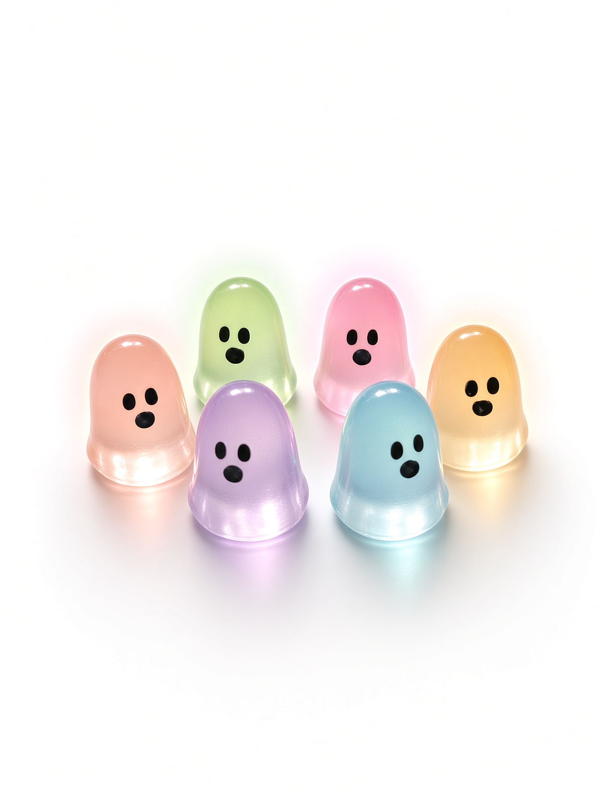 Halloween Glow Mates Glow in the Dark Animals – Cute Collectible Toy set in Pink Carry Case - Image 6