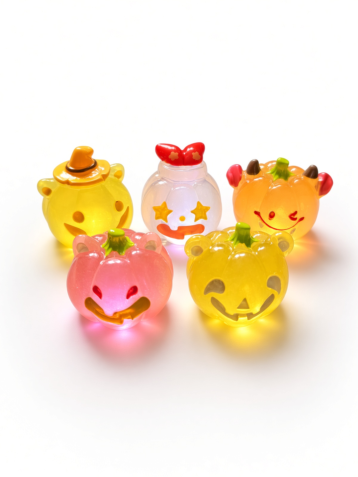 Halloween Glow Mates Glow in the Dark Animals – Cute Collectible Toy set in Pink Carry Case - Image 8